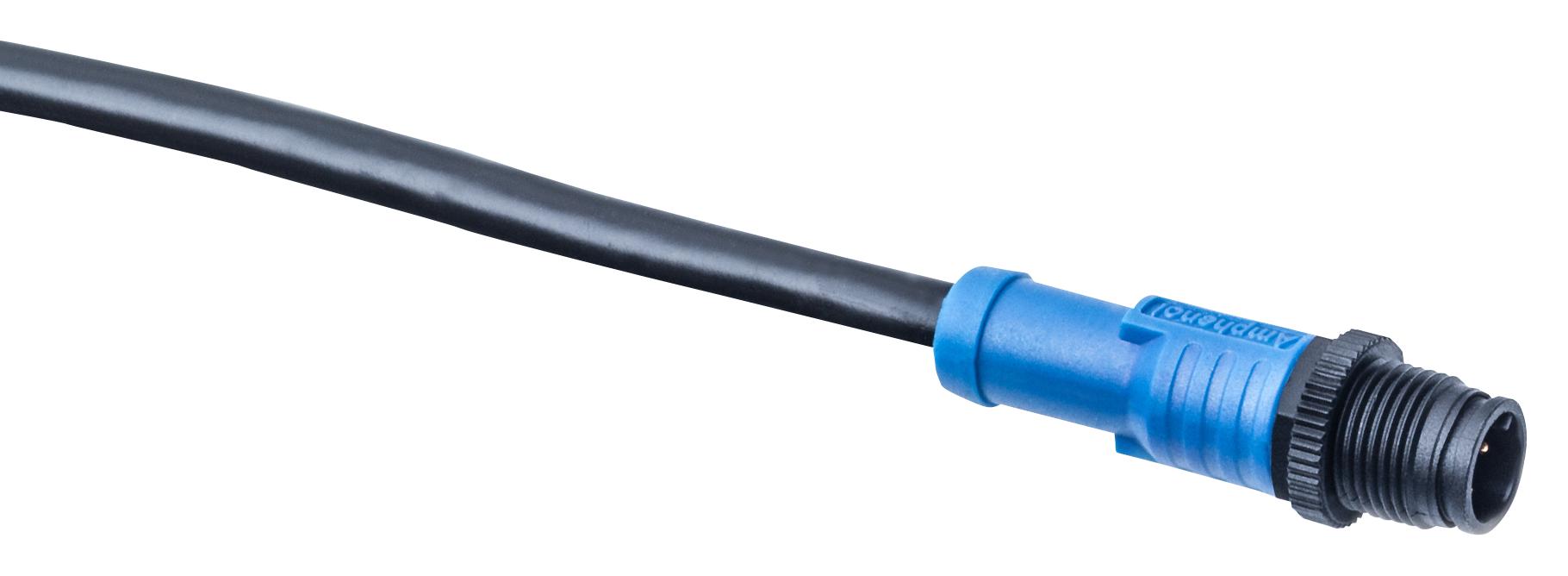 HPC-05BMMM-SL8A01 NMEA MICRO-C, 5PIN, M CONN M PIN,PLASTIC AMPHENOL LTW