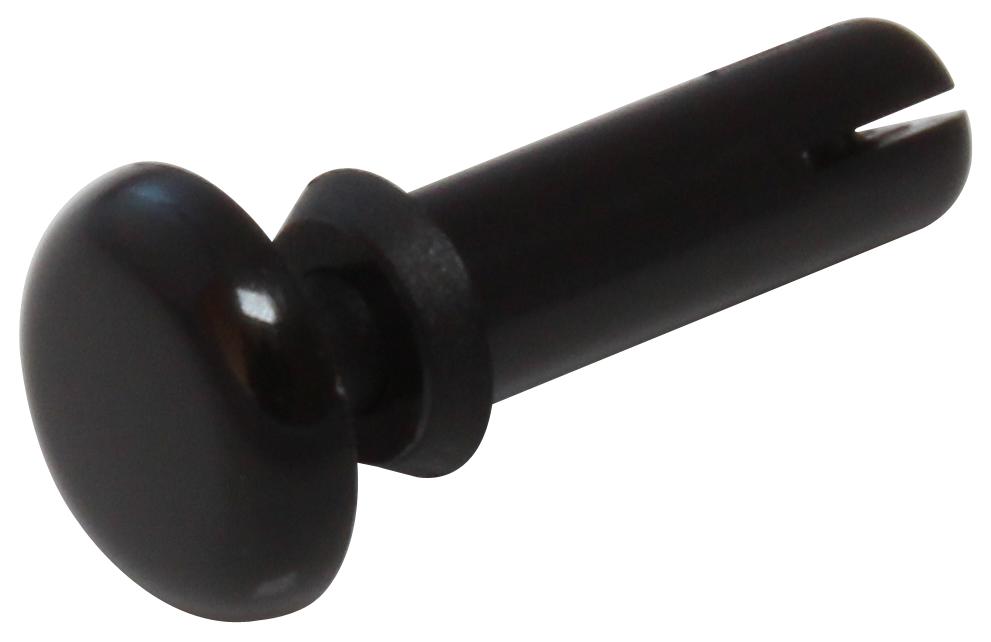 SR 2048 B SNAP RIVET, NYLON 6, 2.2MM, BLACK, PK100 ESSENTRA COMPONENTS