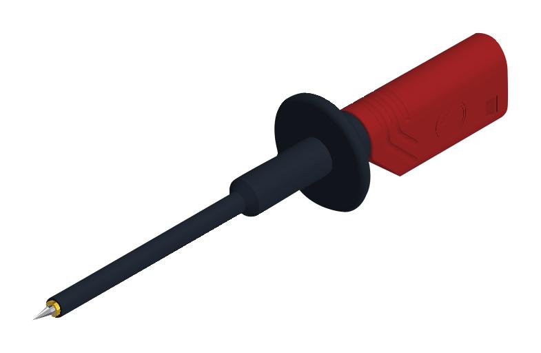 975017701 TEST PROBE TIP, 10A, 1KV, RED HIRSCHMANN TEST AND MEASUREMENT