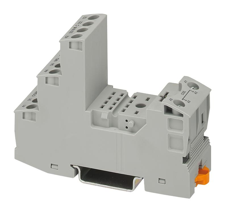 2900932 RELAY SOCKET, 12A, 250VAC/DC, DIN RAIL PHOENIX CONTACT