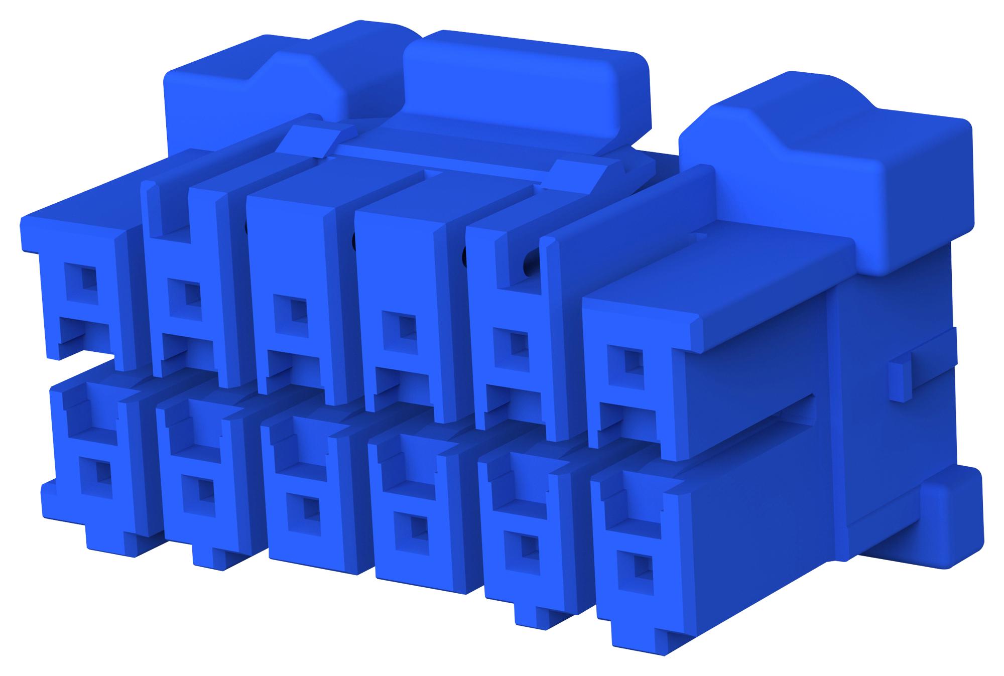 2-1971905-6 CONN HOUSING, HEADER, 12POS, 2ROW, 3.3MM TE CONNECTIVITY
