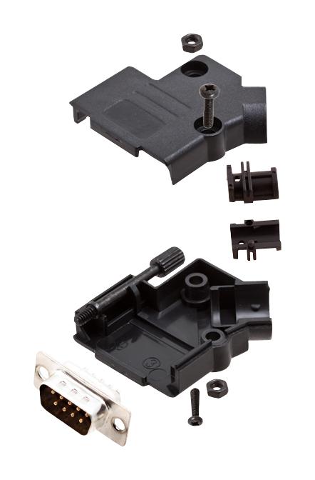 L17D45PK-P-09+L717SDE09P D SUB CONNECTOR, PLUG, 9POS, SOLDER AMPHENOL ICC