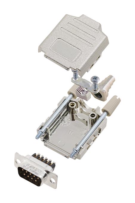 L17DPPK25-M+L717DB25PST D SUB CONNECTOR, PLUG, 25POS, SCREW AMPHENOL ICC