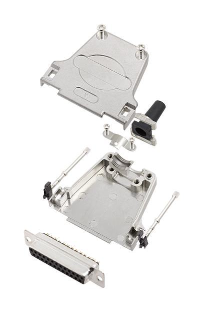L17DTZF25-LJS-RG+L77SDB25S D SUB CONNECTOR, RCPT, 25POS, SOLDER AMPHENOL ICC