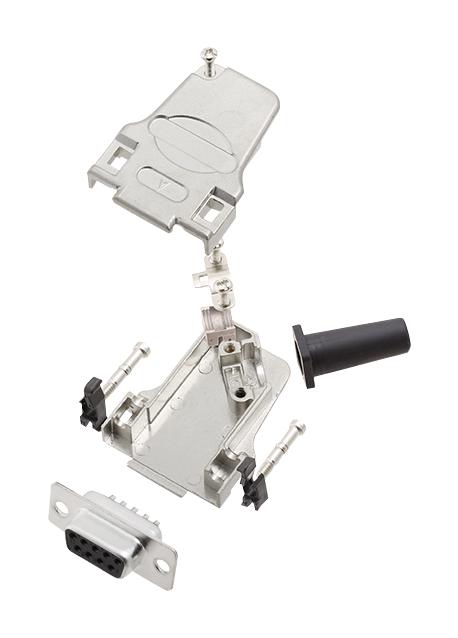 L17D45ZF09-RG+L77SDE09S D SUB CONNECTOR, RCPT, 9POS, SOLDER AMPHENOL ICC