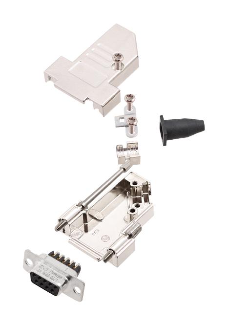L17DTSL25-RG-LJS-S+L77DB25SST D SUB CONNECTOR, RCPT, 25POS, SCREW AMPHENOL ICC