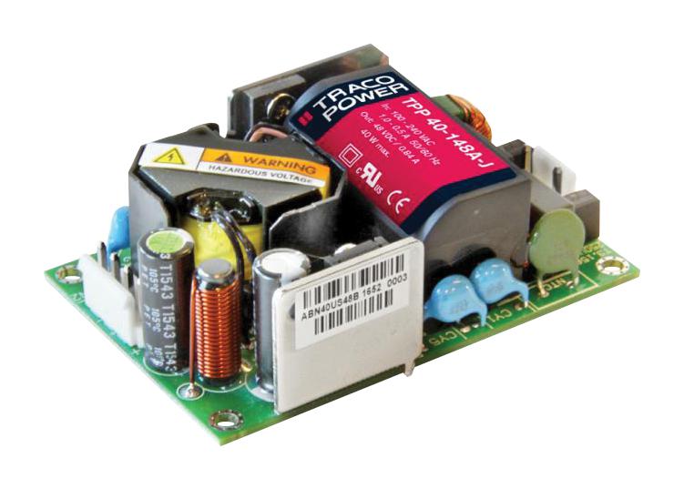 TPP40-148A-J POWER SUPPLY, AC-DC, 48V, 0.84A TRACO POWER