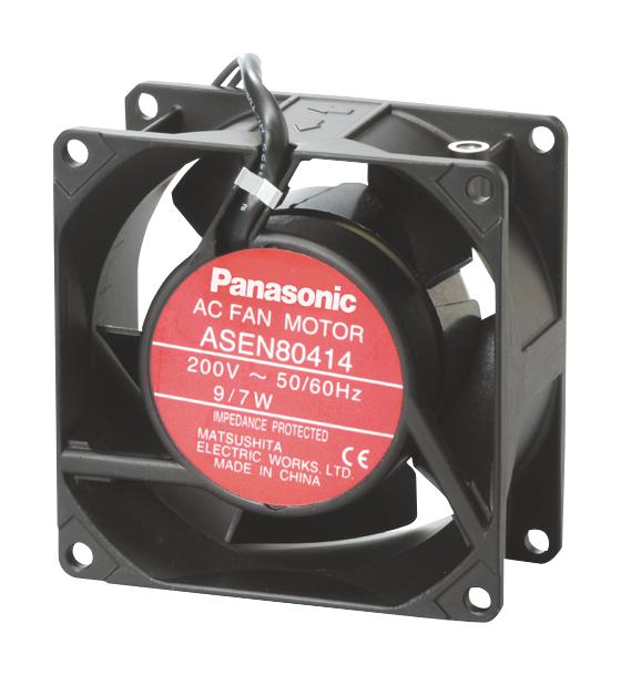 ASEN804569 AXIAL FAN, 80MM, 230VAC, 26.5CFM, 33DBA PANASONIC