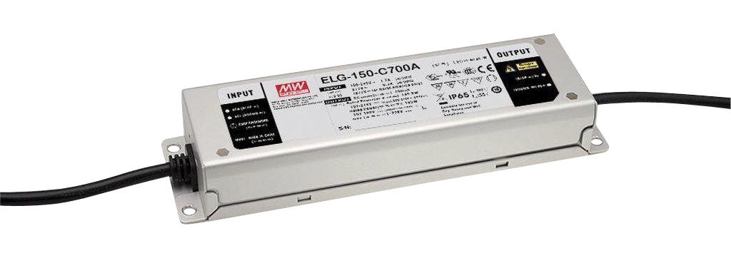 ELG-150-C700B LED DRIVER PSU, AC-DC, 214V, 0.7A MEAN WELL
