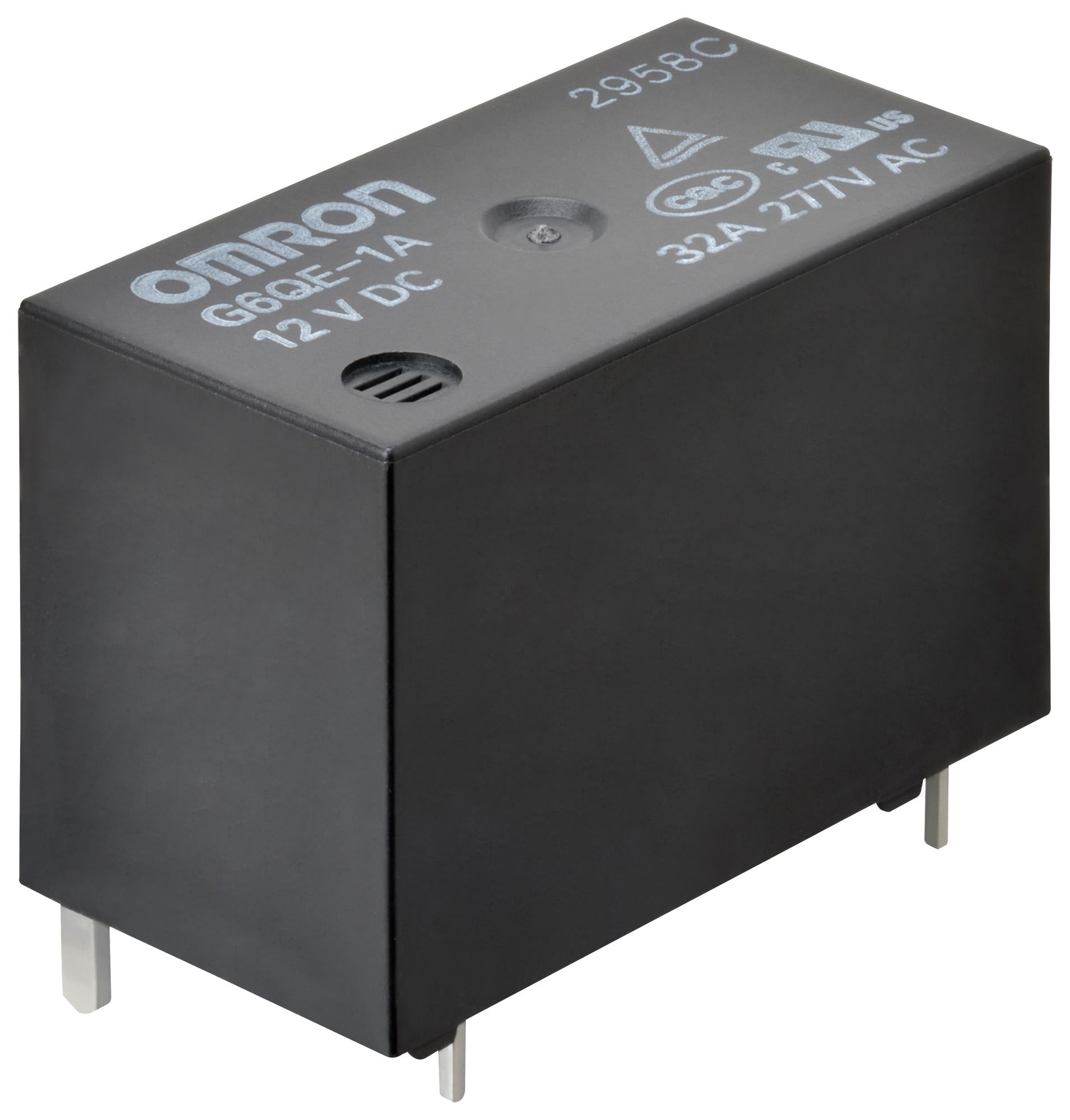 G6QE-1A  DC12 POWER RELAY, SPST-NO, 12VDC, 32A, TH OMRON