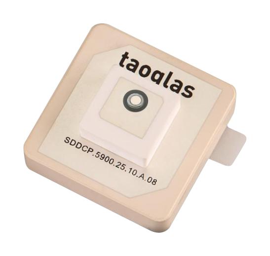 SDDCP.5900.25.10.A.08 PATCH ANTENNA, 5.85-5.925GHZ, 3.5DBI TAOGLAS
