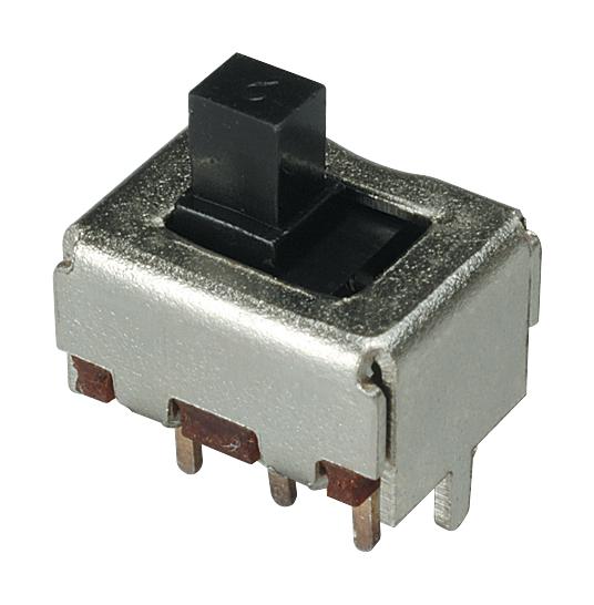 MFS201N-21-Z SLIDE SWITCH, DPDT, 0.3A, 30VDC, TH NIDEC COPAL ELECTRONICS