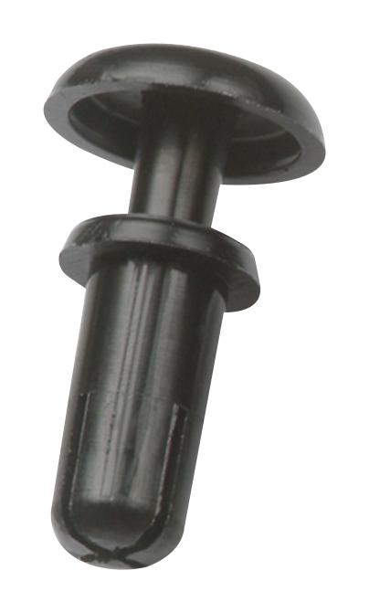 700972800 SNAP RIVET, 3MM, NYLON 6.6, BLACK WURTH ELEKTRONIK