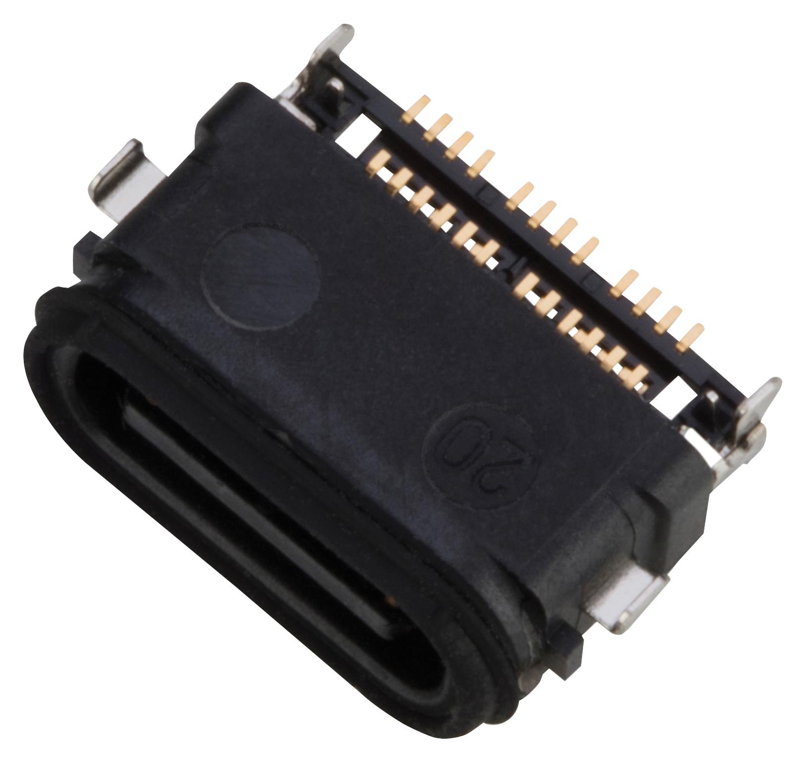 124019032112A USB CONN, 3.1 TYPE C, RCPT, 24POS, SMT AMPHENOL ICC