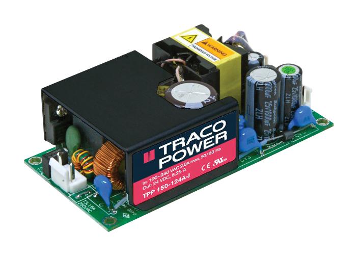 TPP 150-124A-J POWER SUPPLY, AC-DC, 24V, 4.59A TRACO POWER