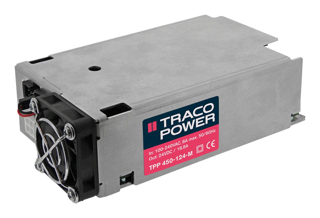 TPP 450-124-M POWER SUPPLY, AC-DC, 24V, 18.75A TRACO POWER