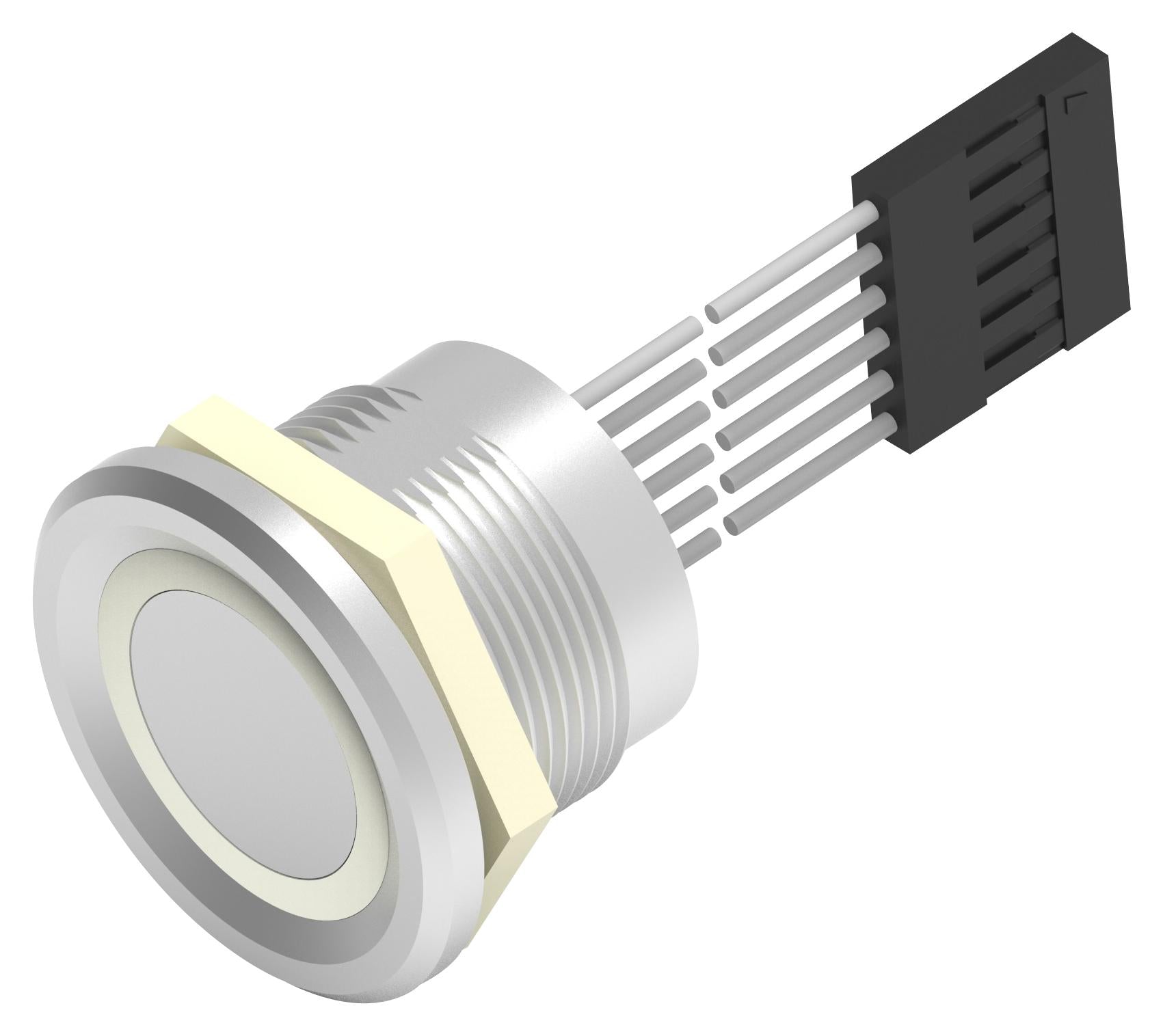 AVP22MS04CE0DT5A04 VANDAL RESISTANT SW, SPST, 1A, 24V, PANL ALCOSWITCH - TE CONNECTIVITY