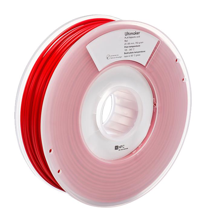 1618 FILAMENT, PLA - RED - 750G ULTIMAKER