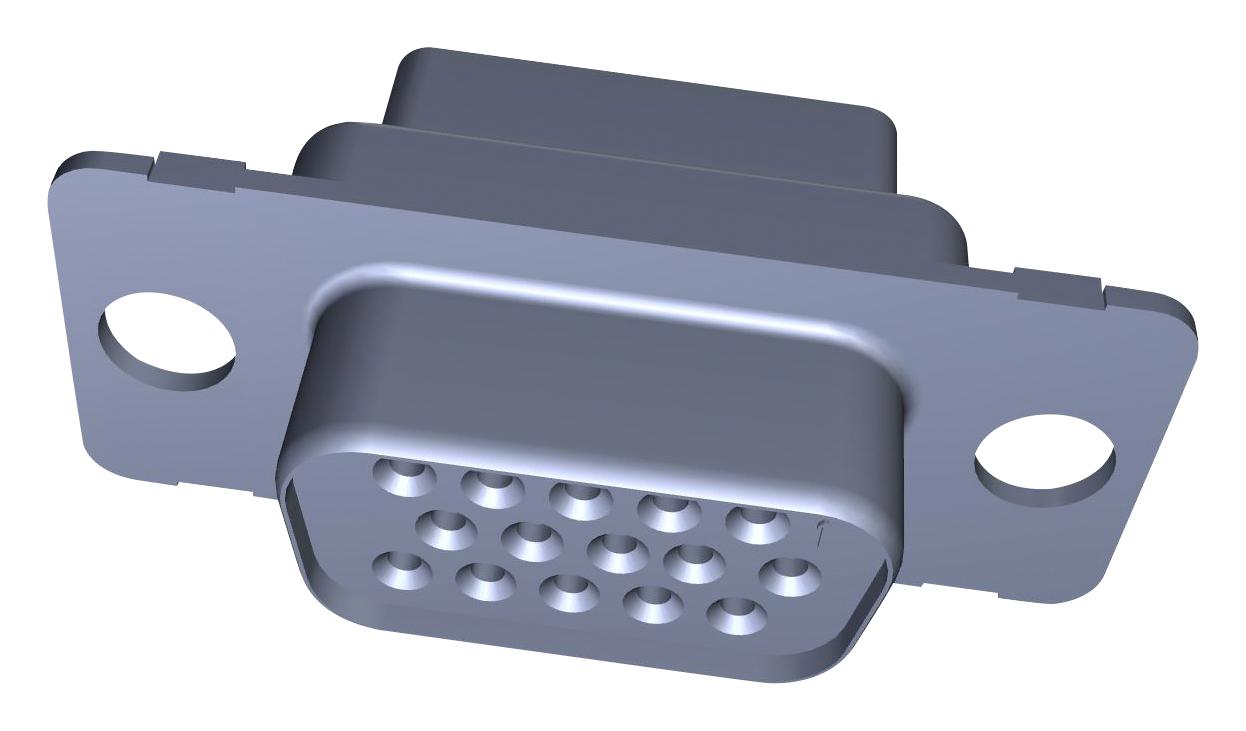 1757824-7 HD-D SUB CONNECTOR, RCPT, 15POS, CRIMP AMP - TE CONNECTIVITY