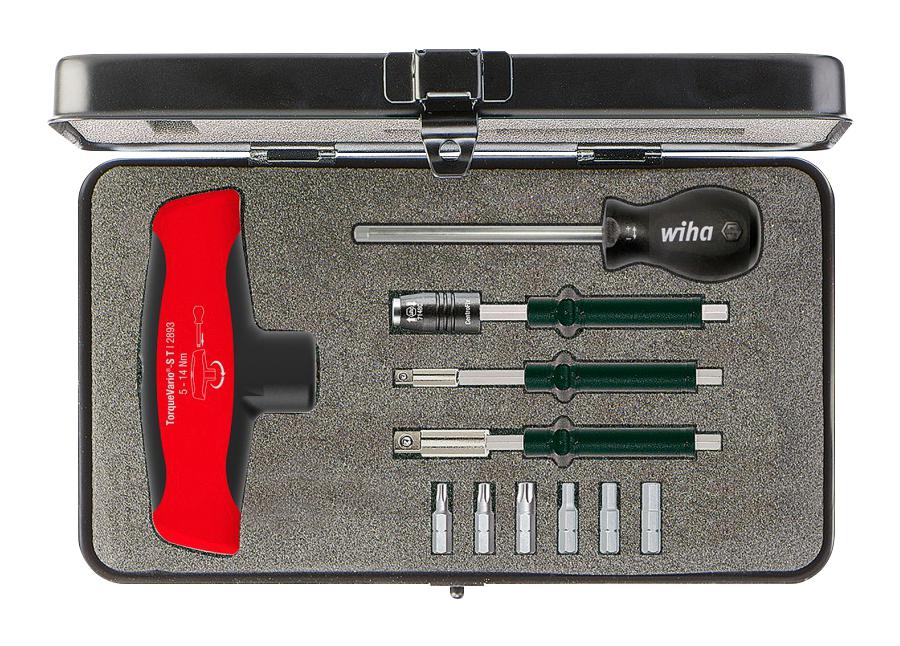 29234 TORQUE SCREWDRIVER SET W/T-HANDLE, 11PC WIHA