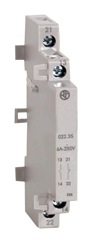 02235 AUXILIARY CONTACT, SPST-NO/NC, 6A, 700VA FINDER