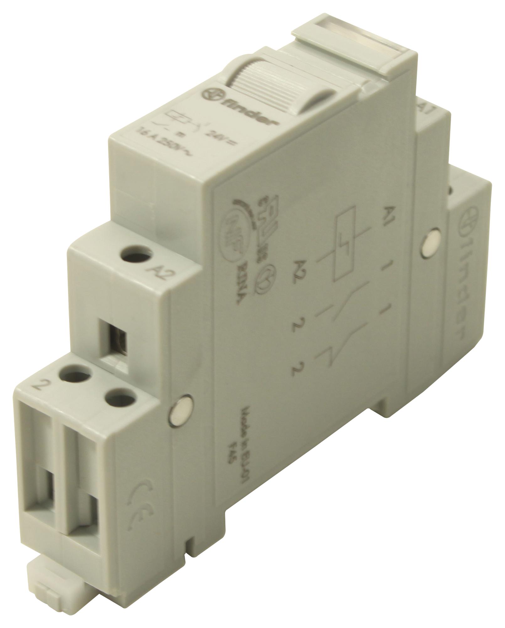 202190240000 POWER RELAY, SPST, 16A, 24VDC, DIN RAIL FINDER