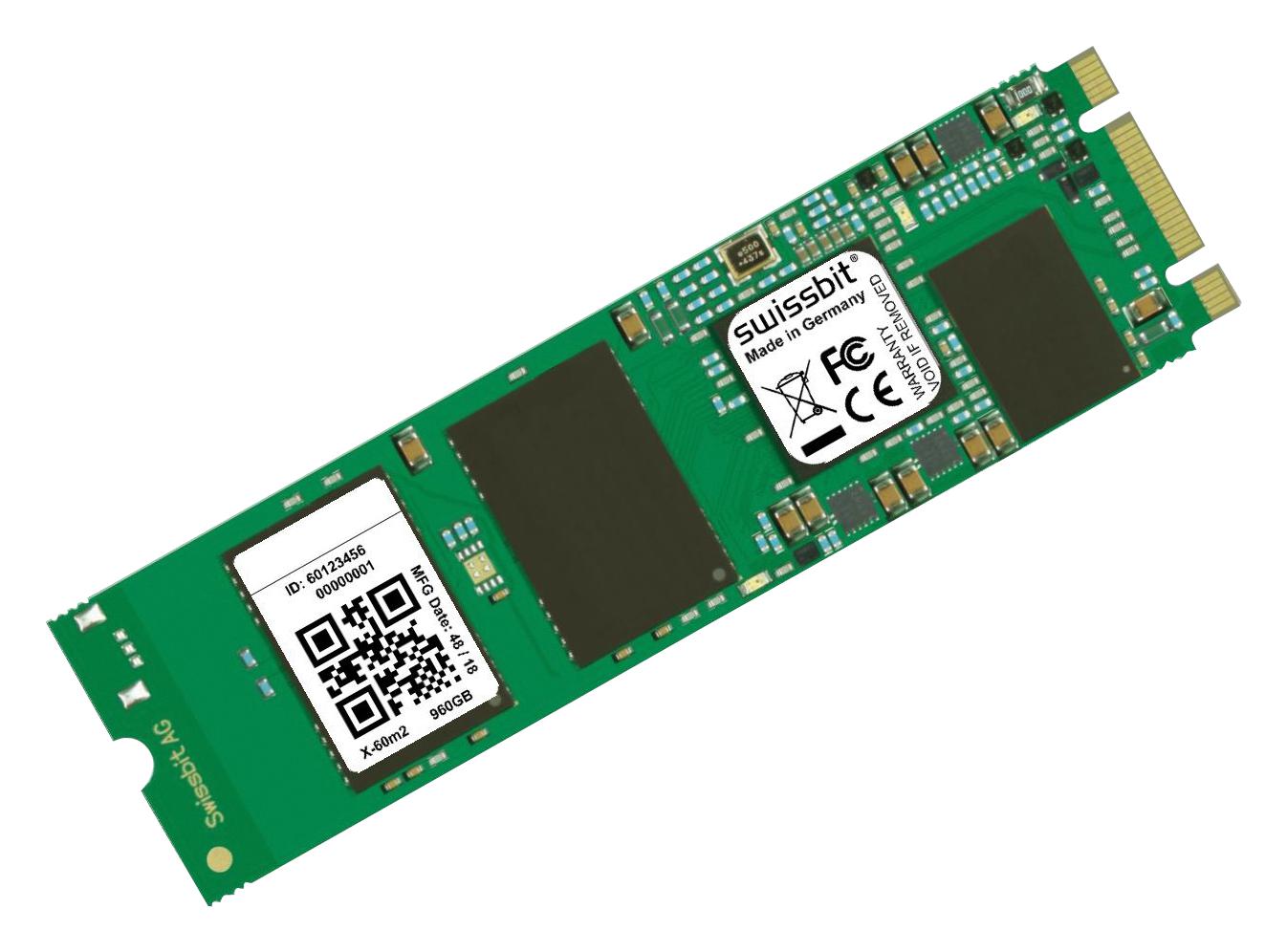 SFSA060GM1AA2TO-I-LB-226-STD SOLID STATE DRIVE, MLC, 60GB, SATA III SWISSBIT