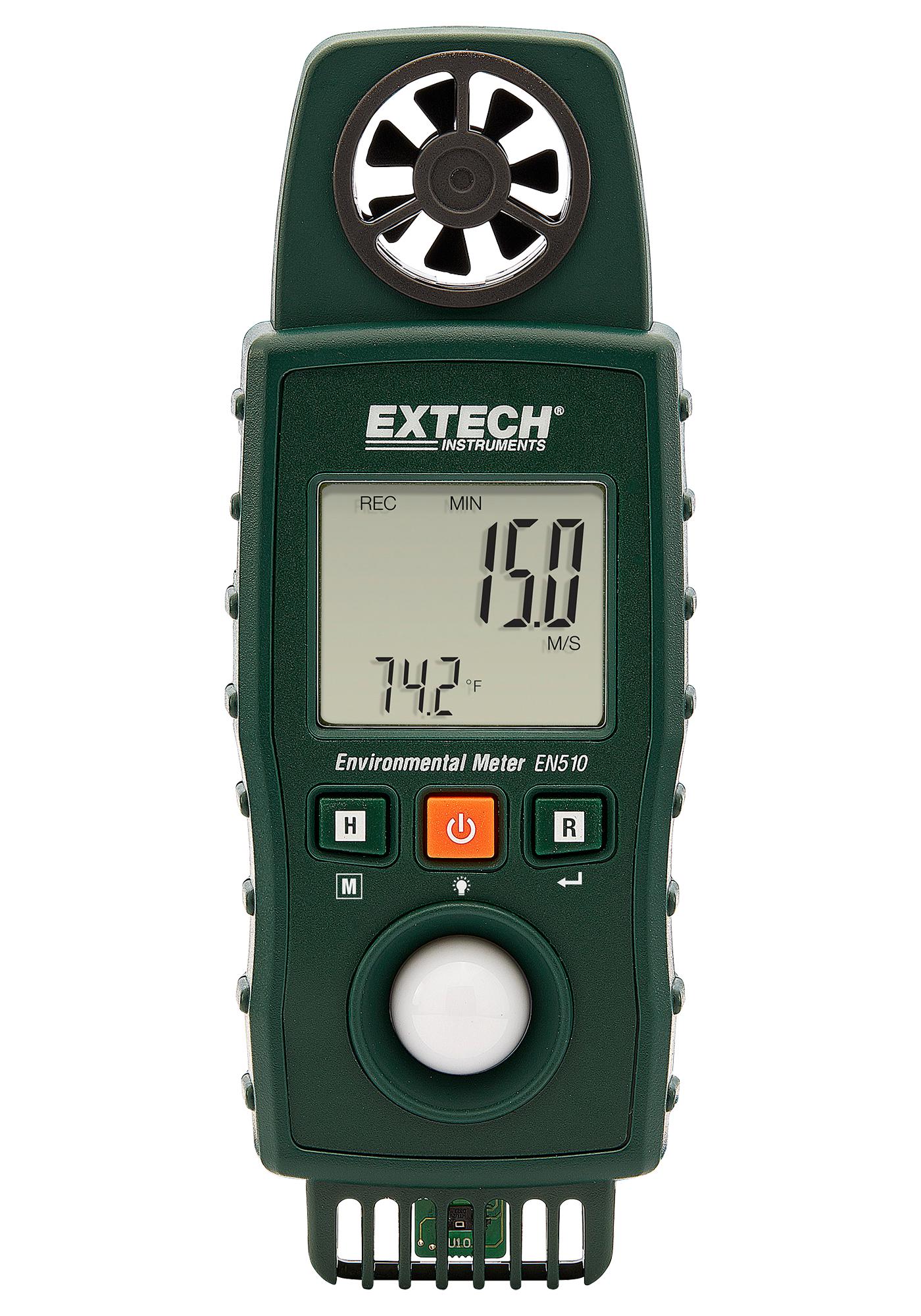EN510 AIR VELOCITY METER, 0-95%, 0.4-20M/S EXTECH INSTRUMENTS