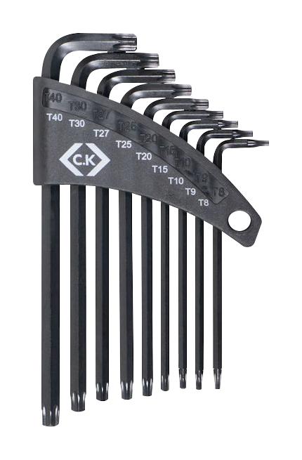 T4409 TORX KEY SET, 9PC CK TOOLS