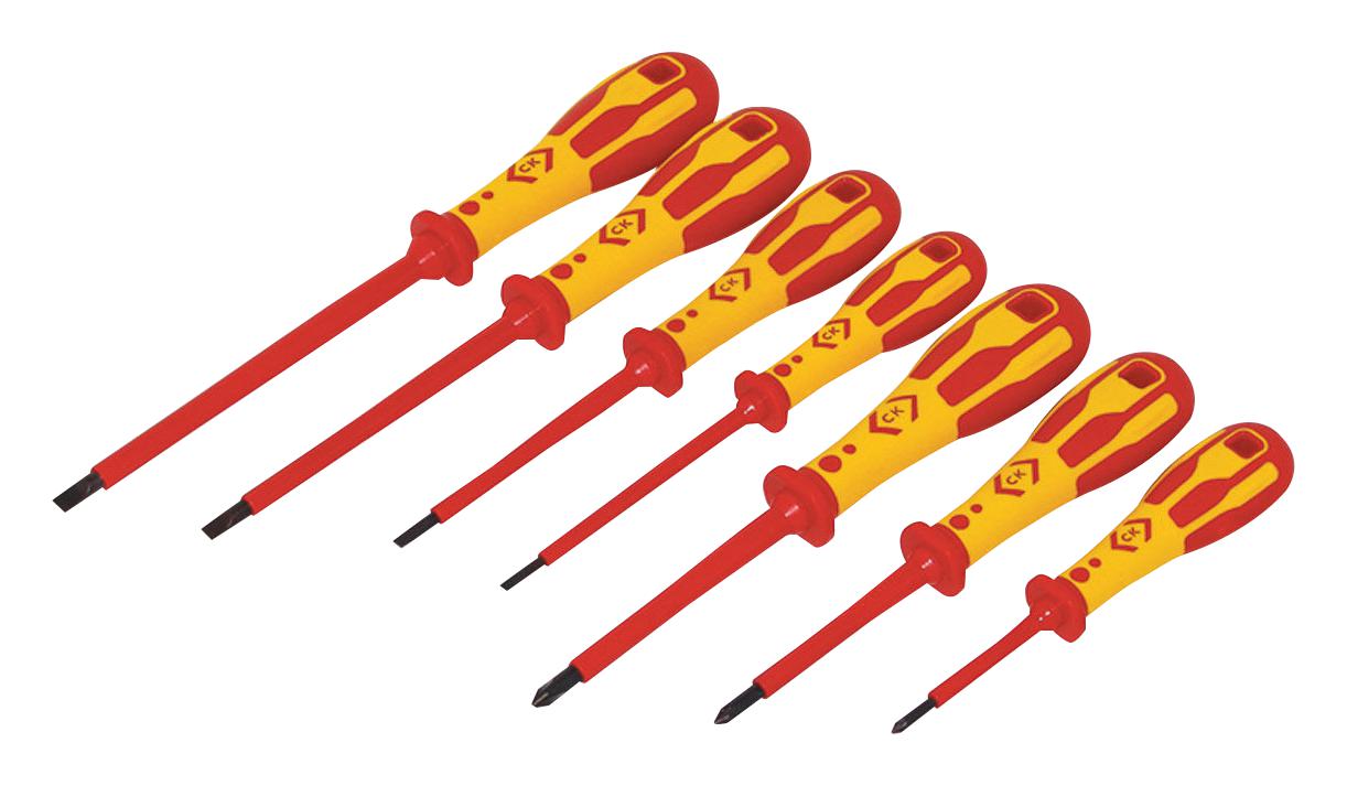T49192D SCREWDRIVER SET, 7PC CK TOOLS