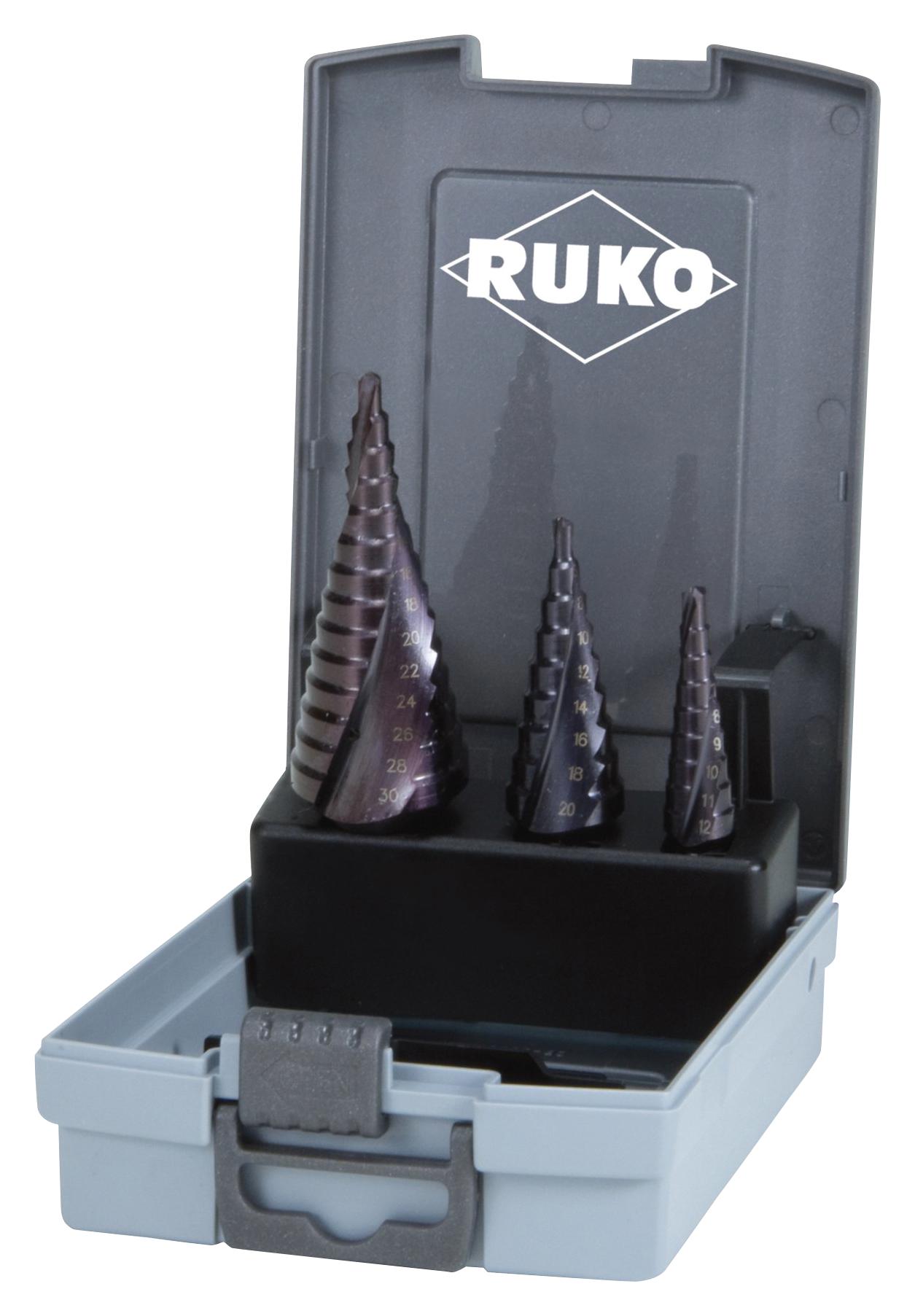 101026FRO STEP DRILL SET 3 PCS NEW GENARATION RUKO