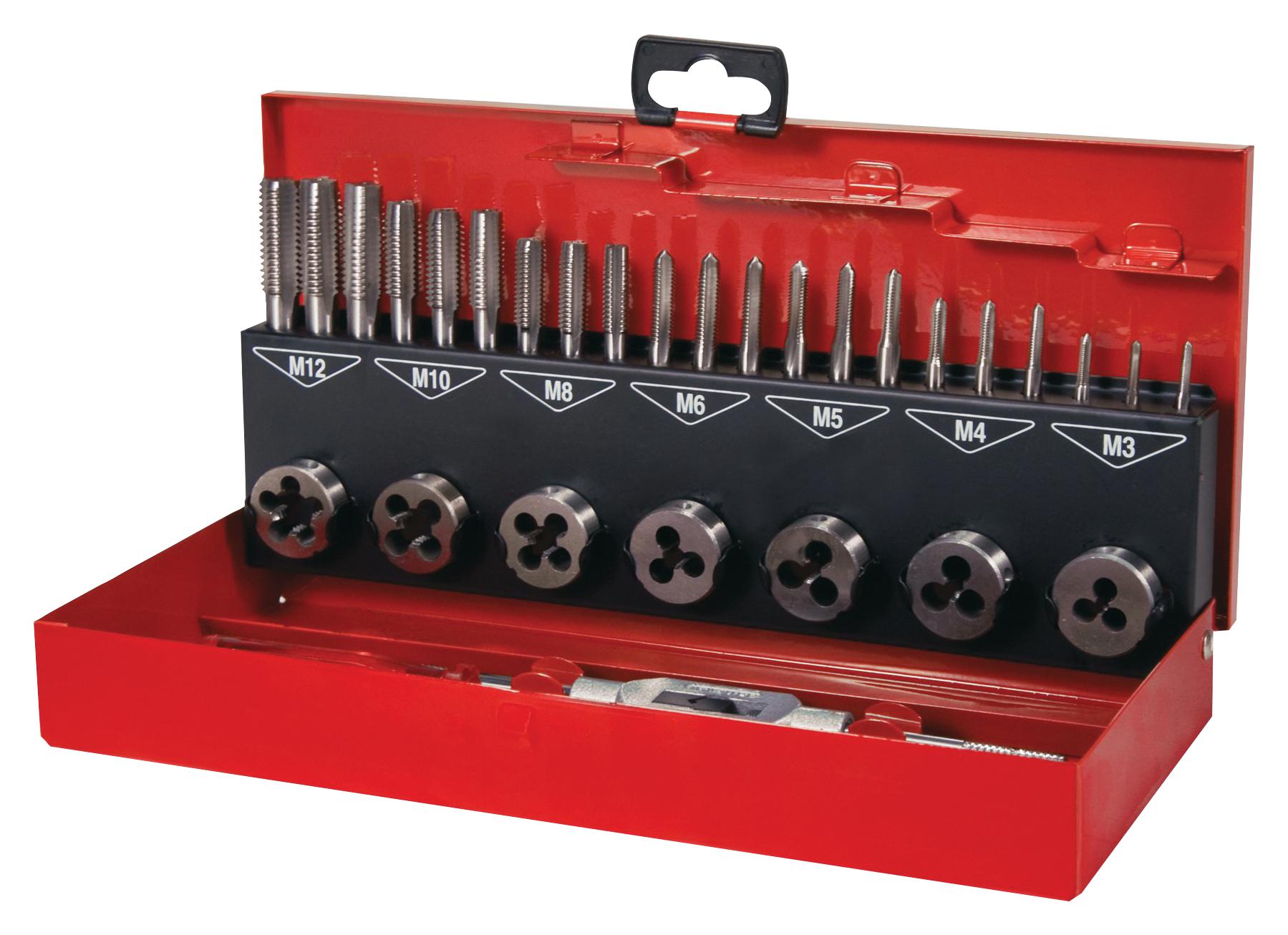 245010 THREAD.CUTTING SET HSS 31 PIECE RUKO