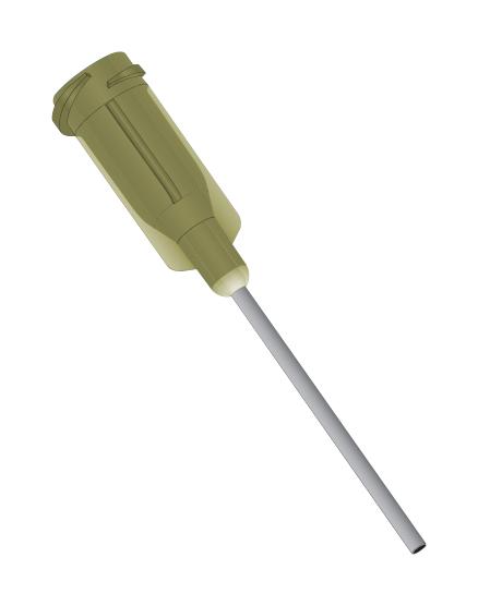 8001084 BLUNT END DISPENSING TIP, OLIVE, PK50 FISNAR