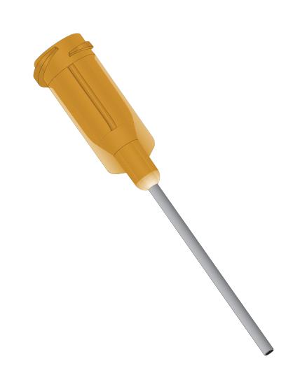 8001091 BLUNT END DISPENSING TIP, ORANGE FISNAR