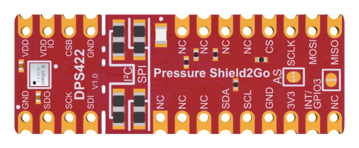 S2GOPRESSUREDPS422TOBO1 EVAL BOARD, BAROMETRIC PRESSURE SENSOR INFINEON