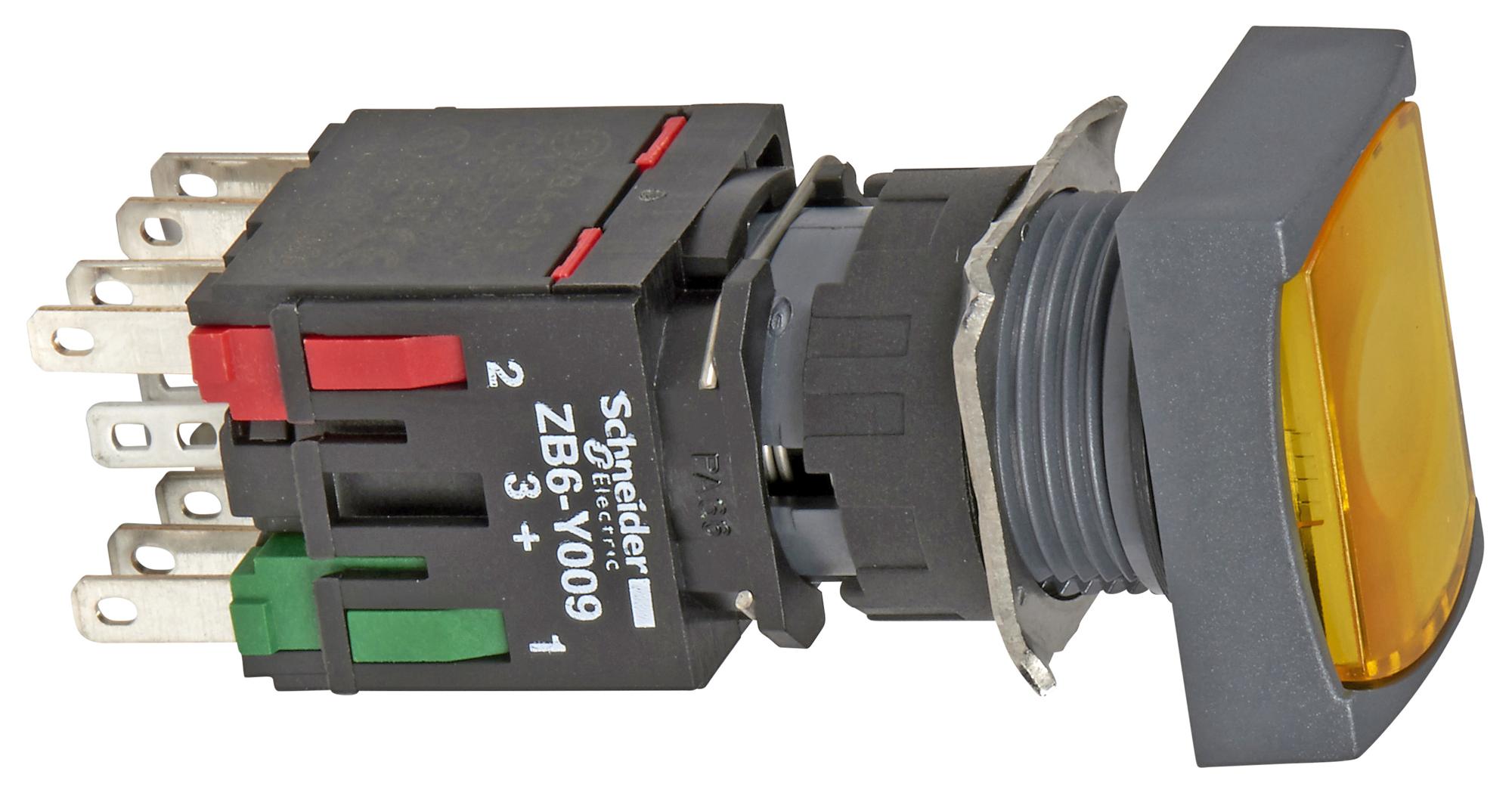 XB6DW5B5B PB SWITCH, DPST-1NO/SPST-NC, 3A, 240V SCHNEIDER ELECTRIC