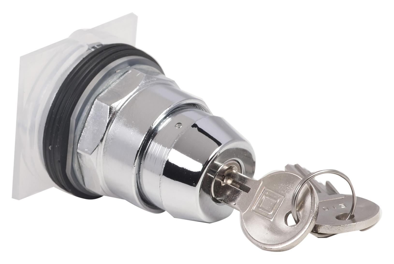 9001KS11K2 KEY OPERATED SWITCH, 2 POSITION, PANEL SCHNEIDER ELECTRIC