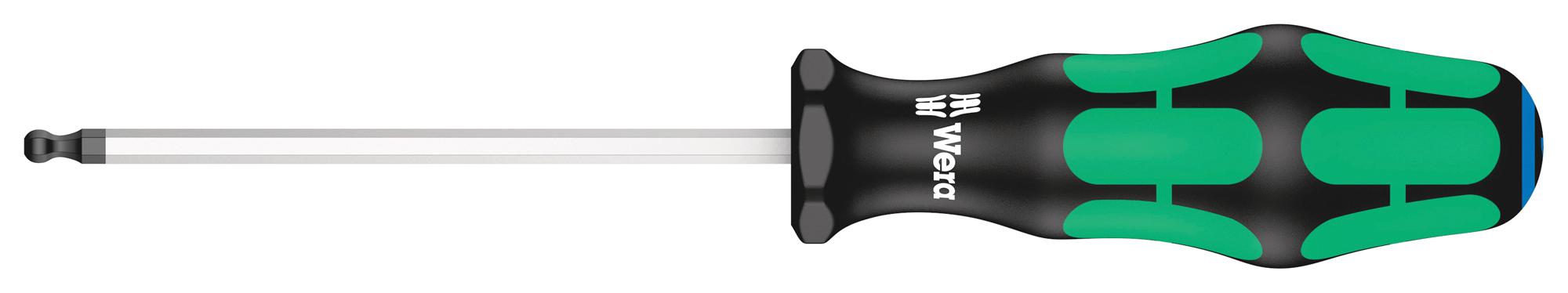 22810 SCREWDRIVER, HEXAGON, BALL, 4X100MM WERA