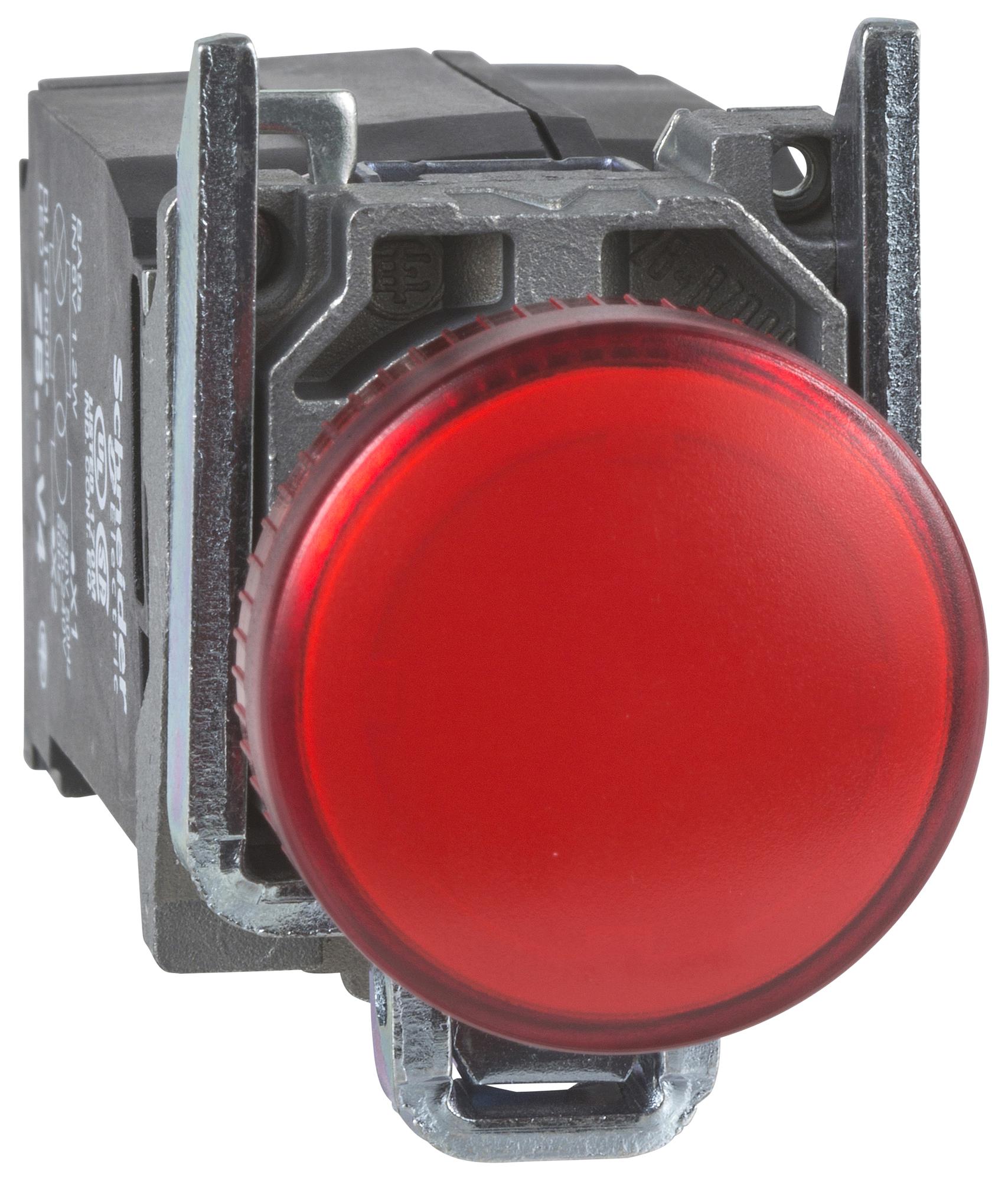 XB4BV5B4 PANEL INDICATOR, RED, 22MM, 400VAC SCHNEIDER ELECTRIC