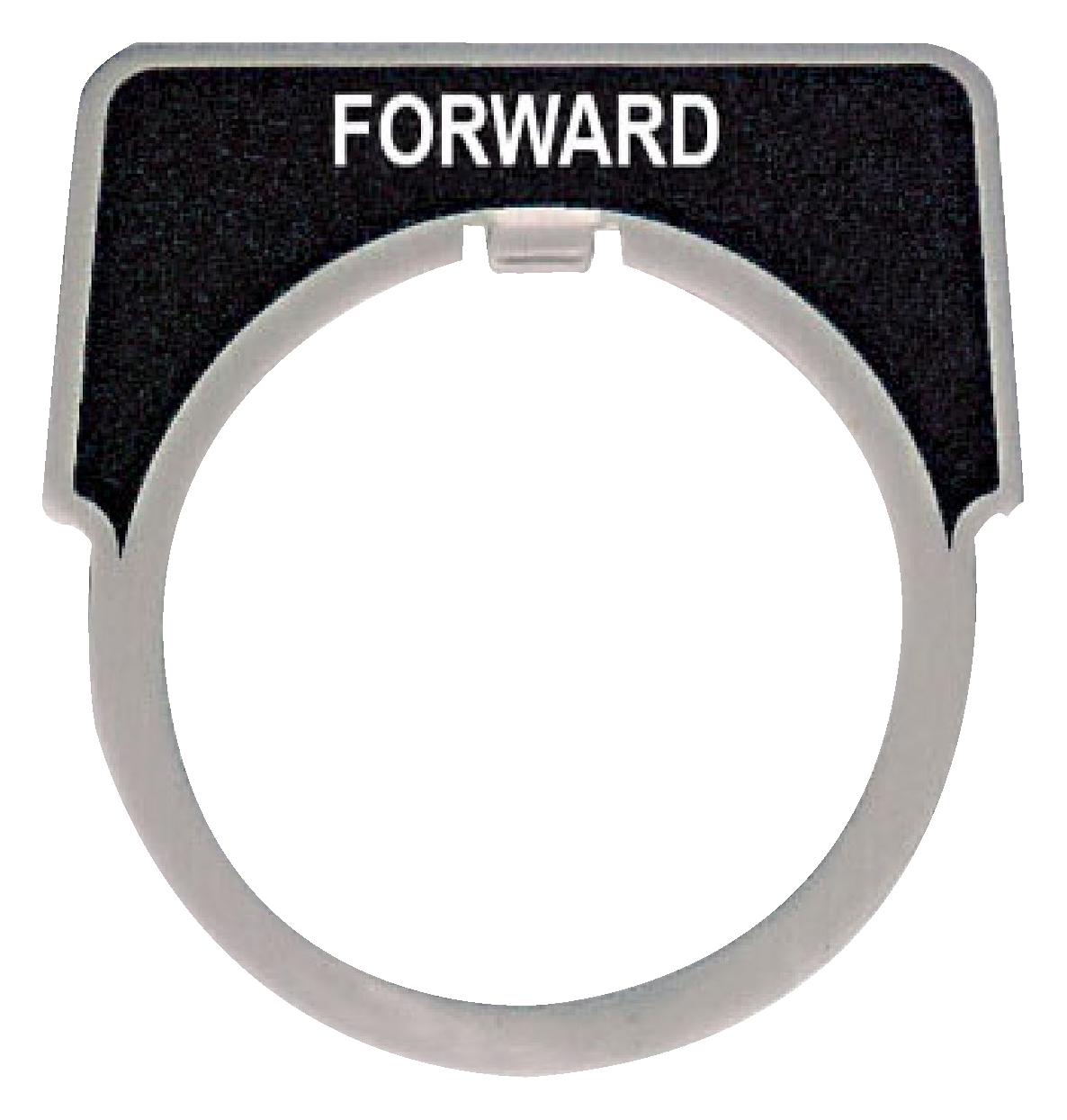 9001KN206 LEGEND PLATE, 30MM CONTROL & SIGNAL UNIT SCHNEIDER ELECTRIC