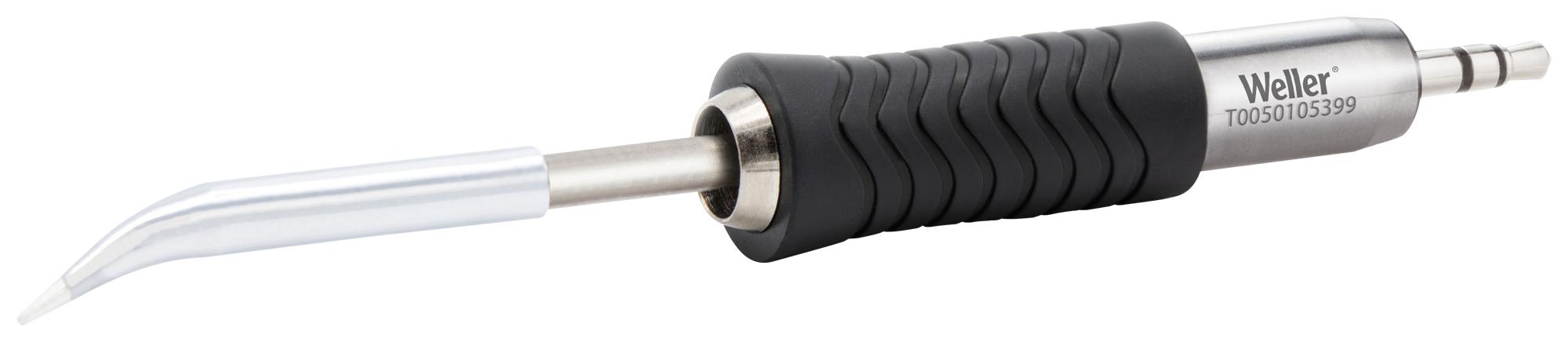 RTU 008 C MS X SOLDERING TIP, CONICAL/BENT, 0.8MM WELLER