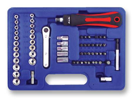 02-10009 SCREWDRIVER/SOCKET SET, 60PC DURATOOL