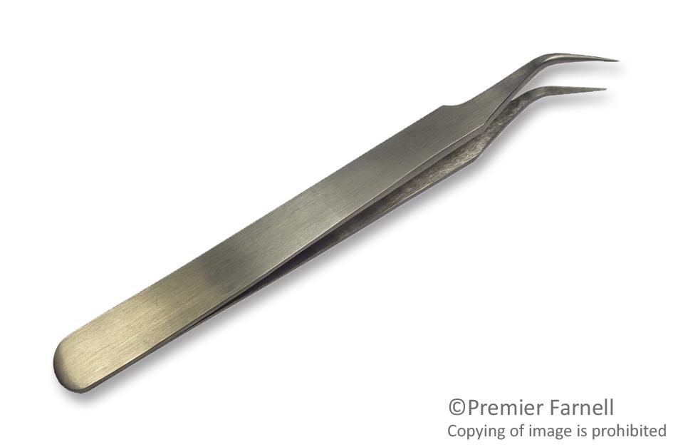 1PK-104T-F TWEEZER, FINE CURVED TIP, 110MM DURATOOL