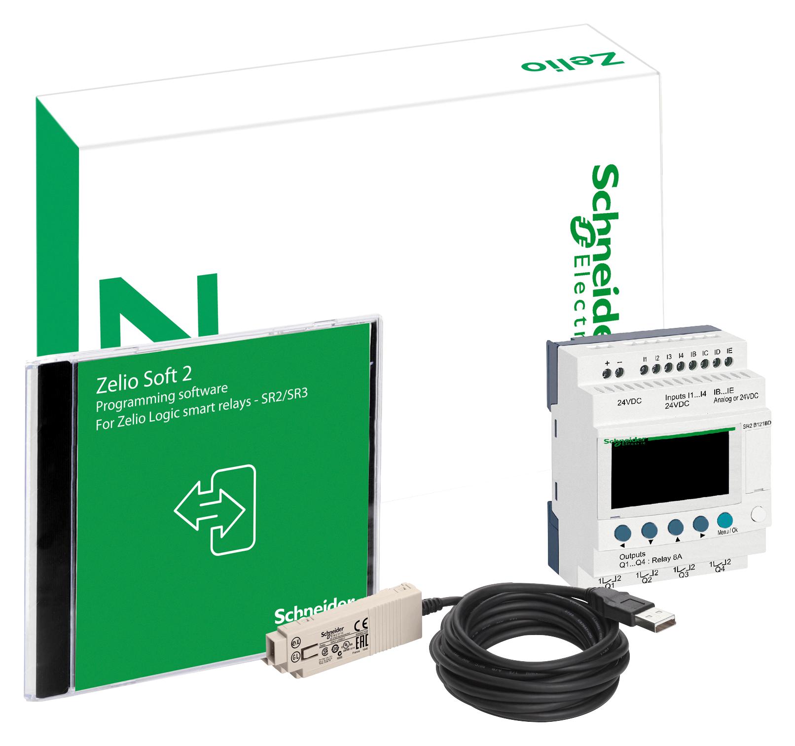 SR2PACKBD COMPACT SMART RELAY, 8I/P, 4O/P DIGITAL SCHNEIDER ELECTRIC