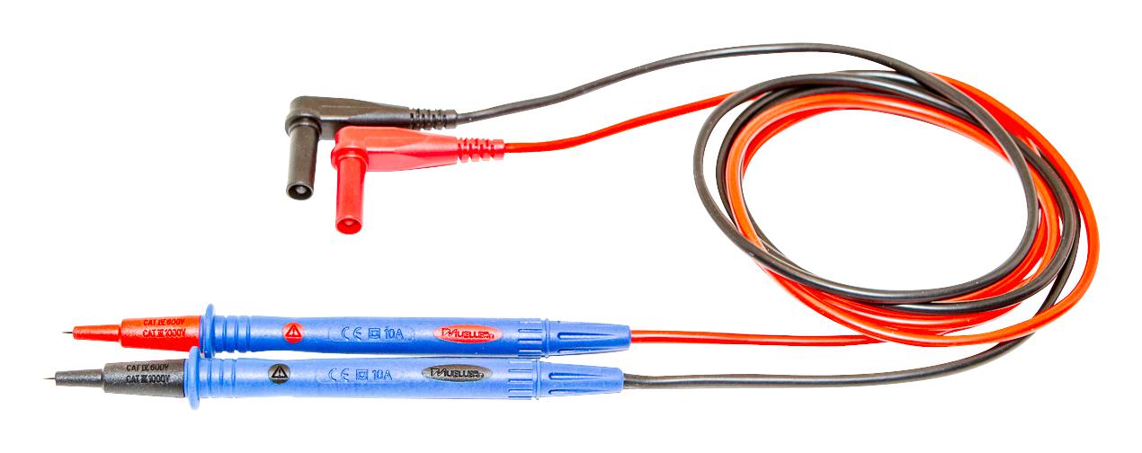BU-P5519A. TEST LEAD SET, BLACK/RED, 1.2M, 2PC MUELLER ELECTRIC