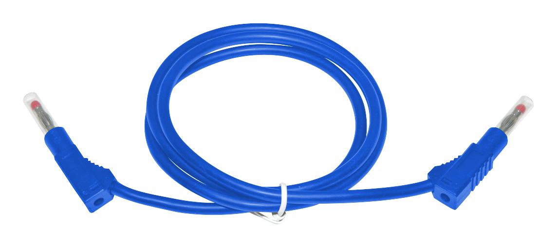 BU-2323-10-79-6. TEST LEAD, STACKABLE BANANA PLUG, 2M MUELLER ELECTRIC