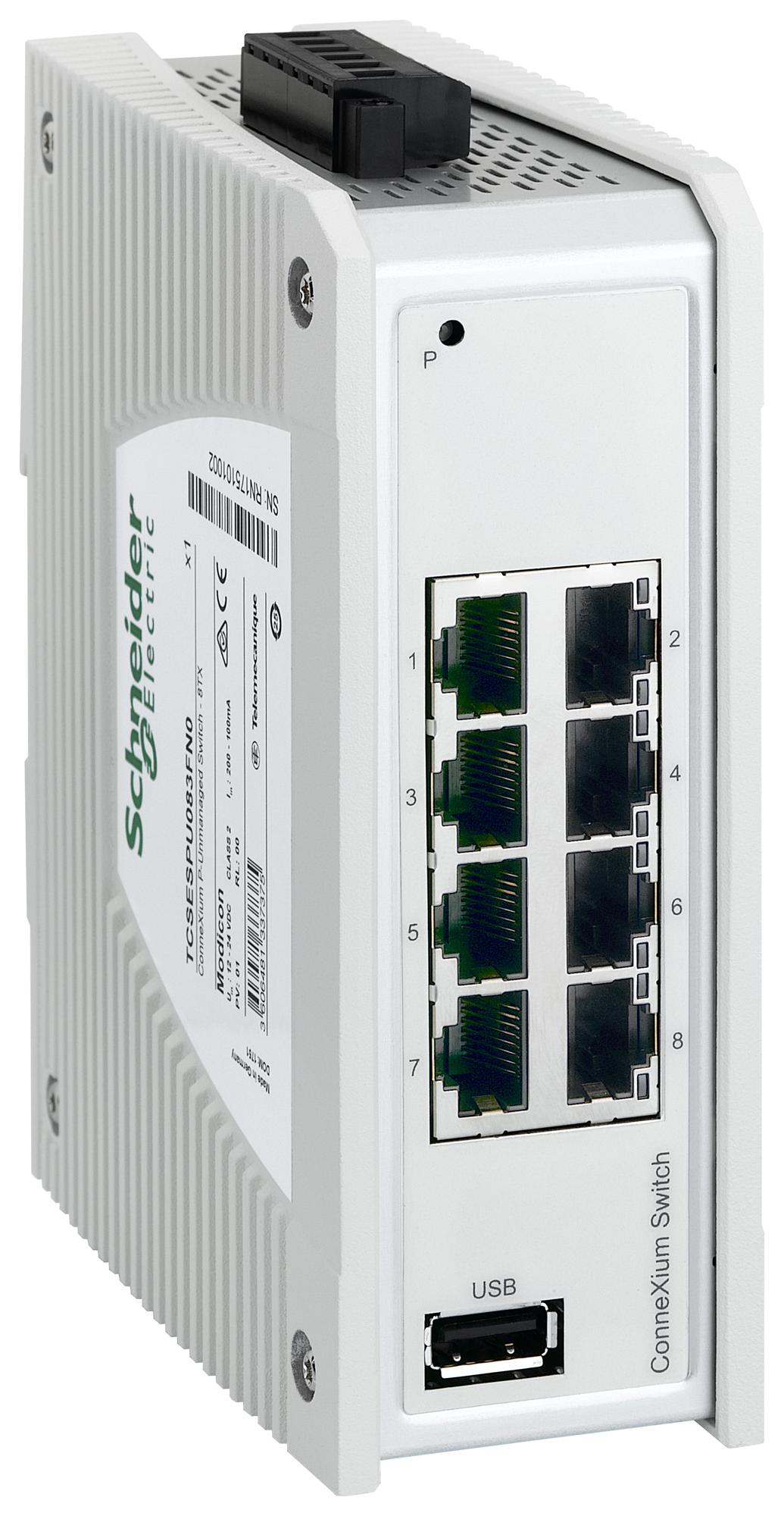 TCSESPU083FN0 CONNEXIUM P-UNMGD- 8TX SCHNEIDER ELECTRIC