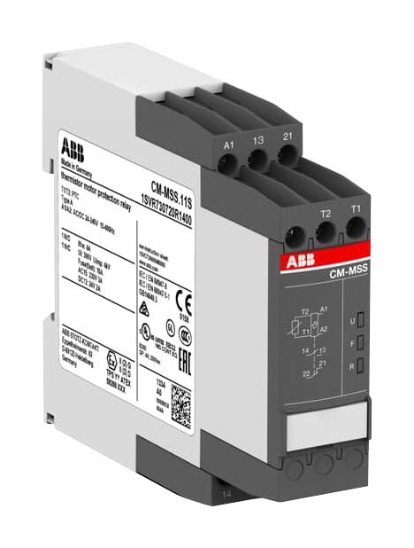 1SVR740720R1400 MOTOR PROTECT RELAY, SPST-NO/NC, 24-240V ABB