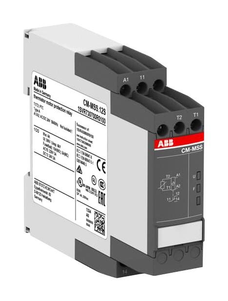 1SVR730700R0100 MOTOR PROTECT RELAY, SPDT, 24VAC/DC ABB
