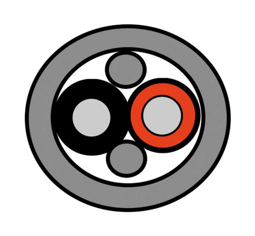 70045LV.00100 SHLD MULTIPAIR, 1 PAIR, 1.5MM2, 100M BELDEN